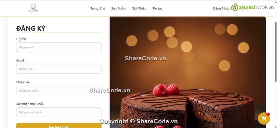 Source code web,giao diện web,giao diện bán bánh,giao diện,code web,share code web reactjs
